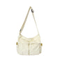 Retro Tooling Women's Shoulder Bag - Stylish Crossbody Canvas Bag with Large Capacity for Everyday Street Leisure