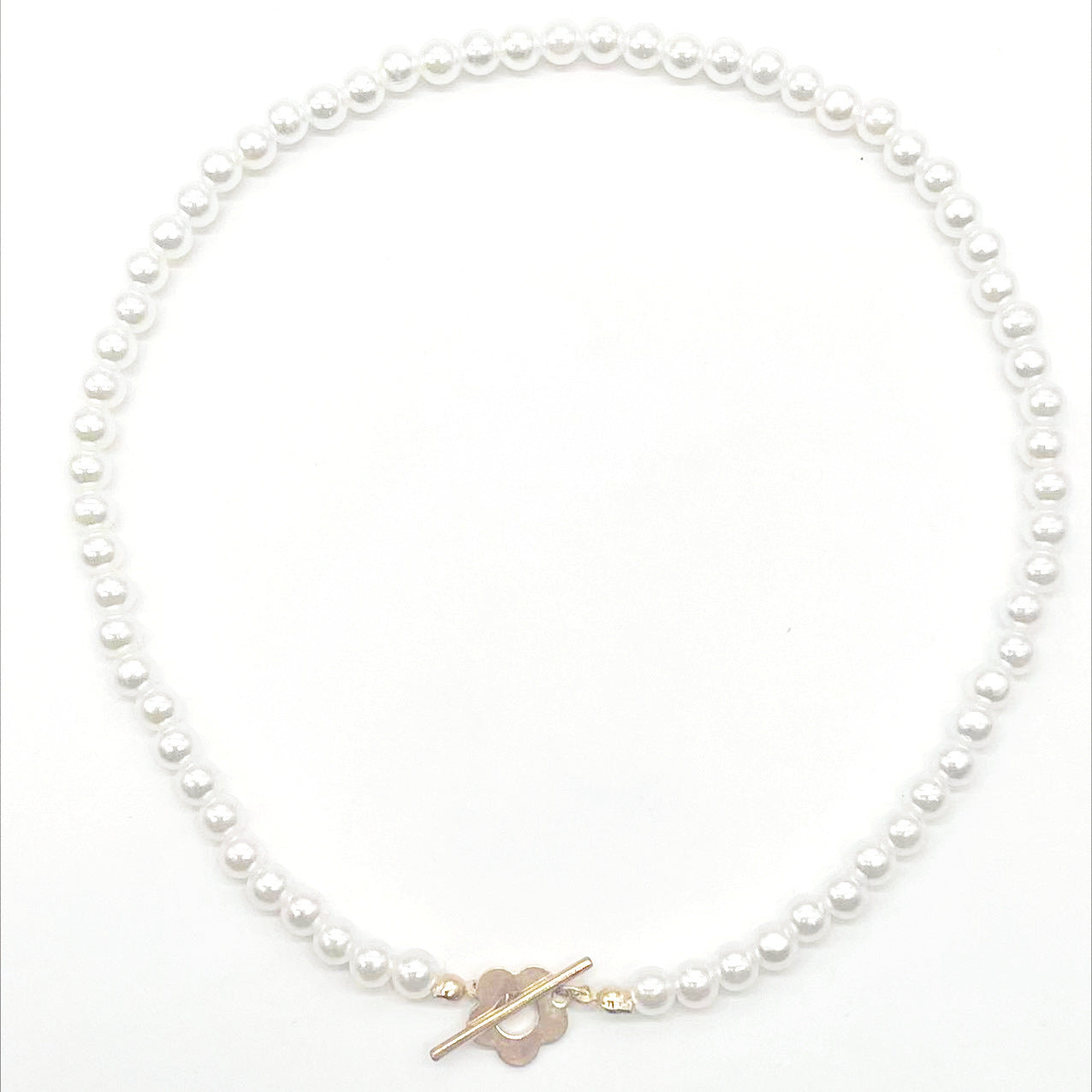 Fashion Flower OT Pearl Necklace