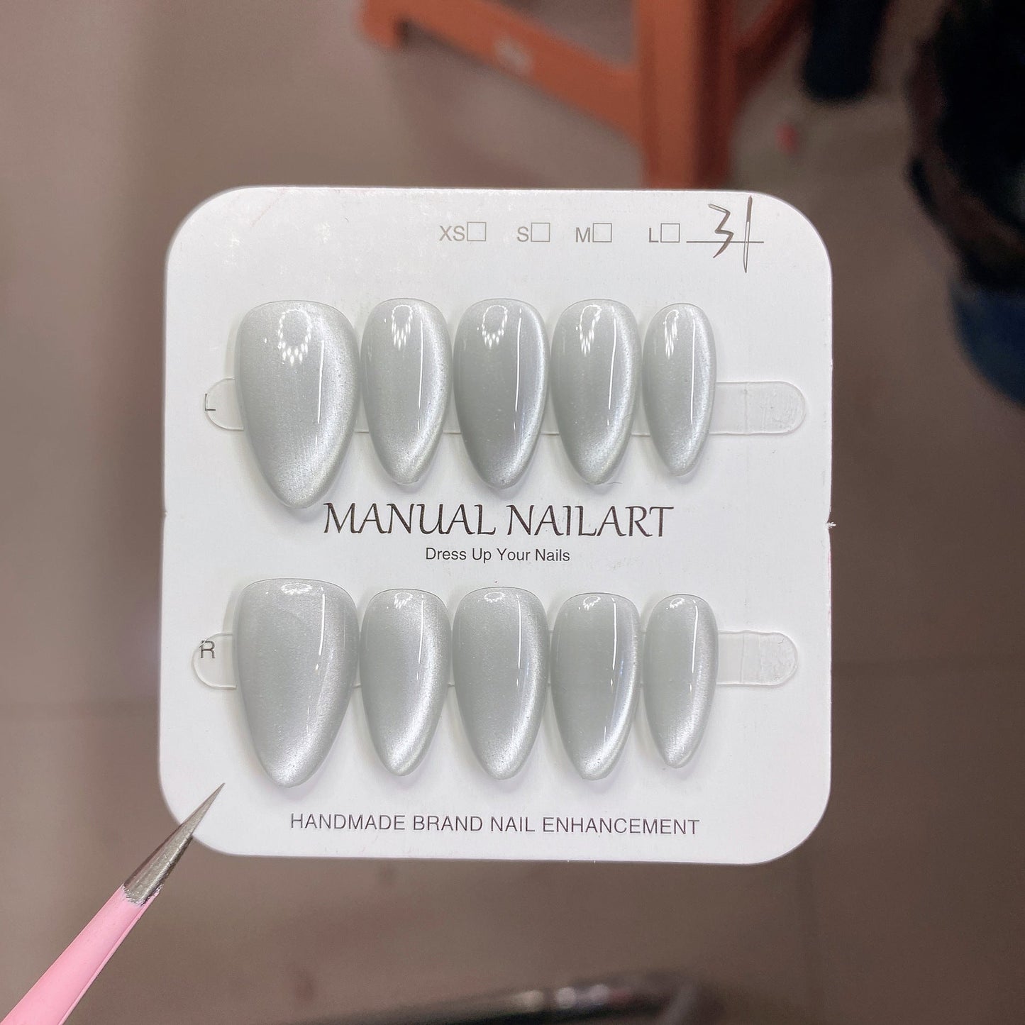 1026- Handmade press on nails fake nails removable