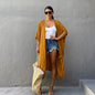 Open-Front Beach Bikini Cardigan ¨C Women¡¯s Vacation Swimsuit Cover-Up, Sun Protection Outerwear