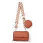 Small crossbody bag for women, 2 in 1 mobile phone satchel design, shoulder crossbody bag, multifunctional wide strap