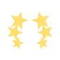 Mini Star Moon Heart Ear Studs