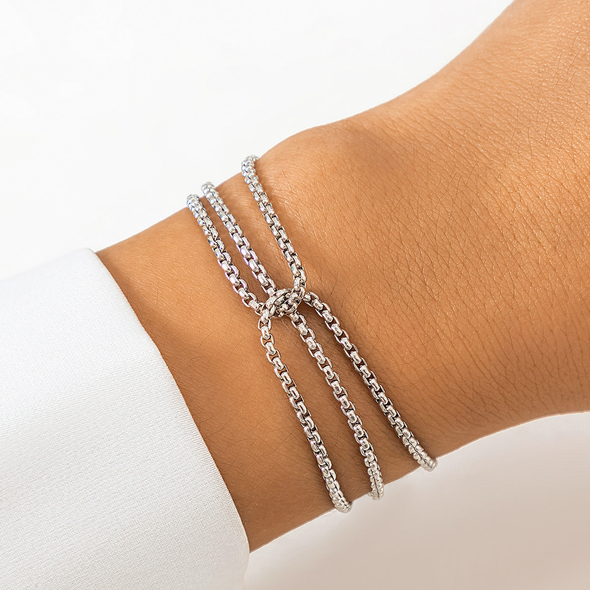 Multi-layer Twisted Chain Bracelet