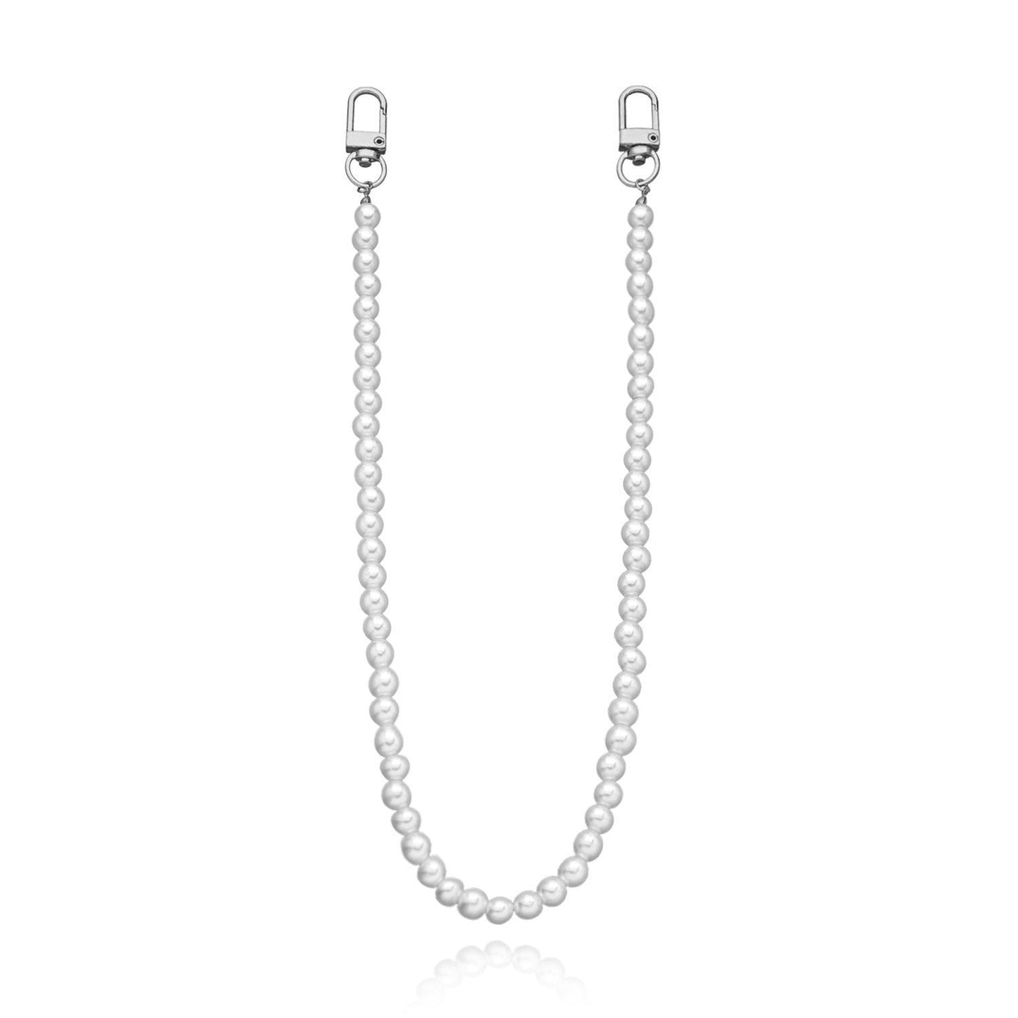 Women Multilayer Pearl Metal Waist Jean Pant Chain