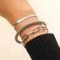 Chain Circle Bracelet Set Fashion Minimalist Niche Design Adjustable Multi-Layer Bracelet