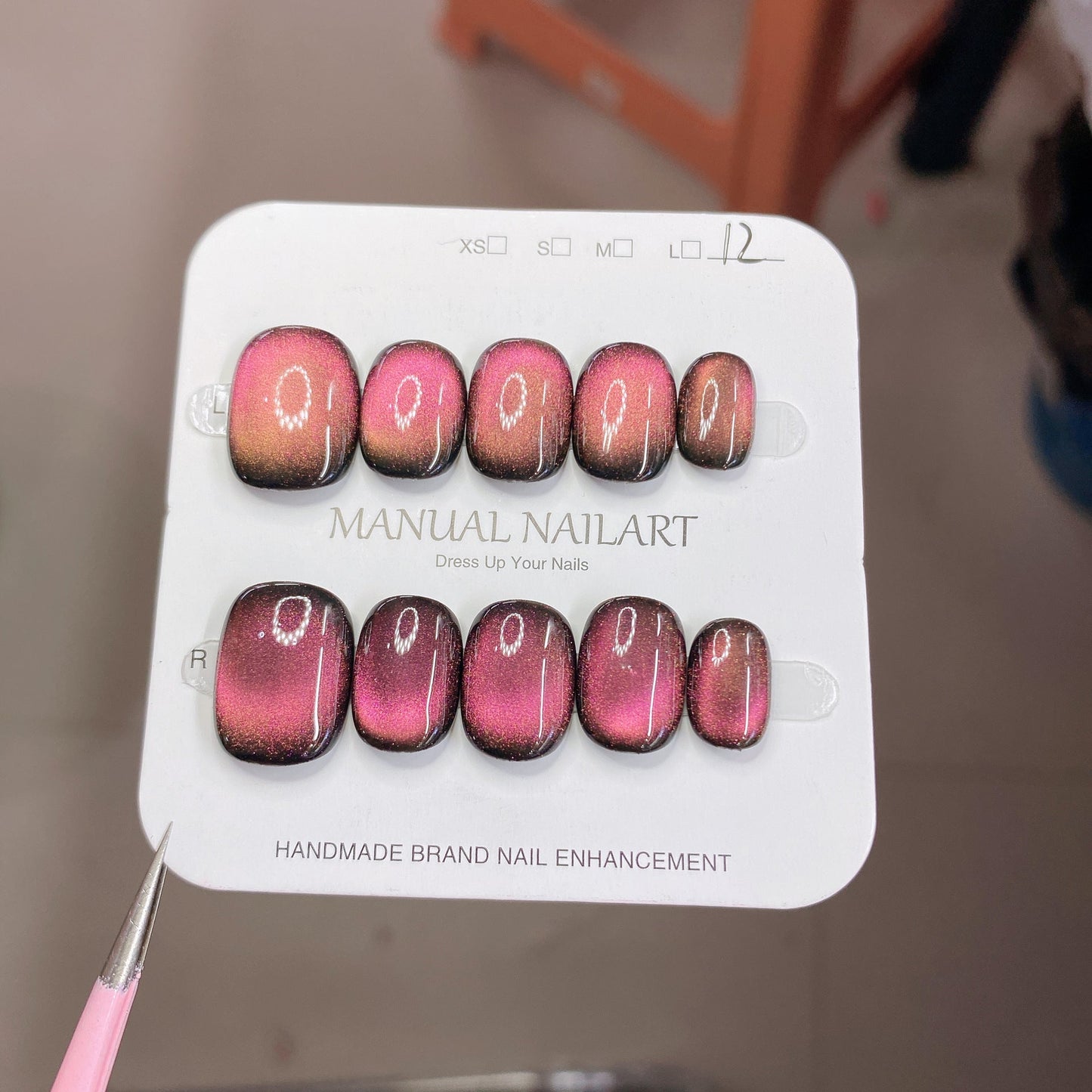 1027- Handmade press on nails fake nails removable