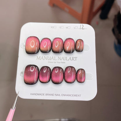 1027- Handmade press on nails fake nails removable