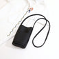 Casual crossbody mobile phone bag, simple red cute mini vertical bag, change bag female