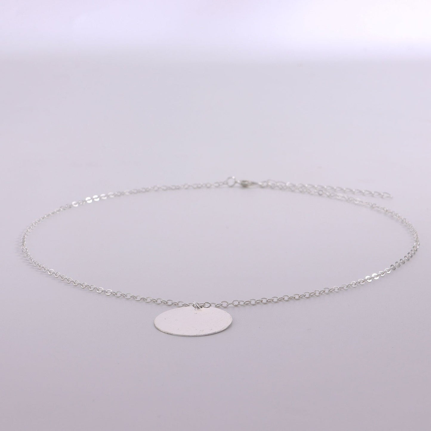 Disc Charm Pendant Necklace