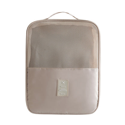 Large capacity can hold three pairs of shoes convenient Oxford cloth storage bag, waterproof shoe bag, suitcase trolley shoe bag