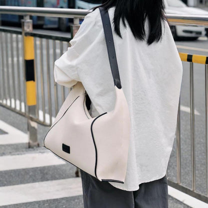Hobo bag for women, Canvas shoulder bag, Hobo shoulder bag, Large capacity commuter bag