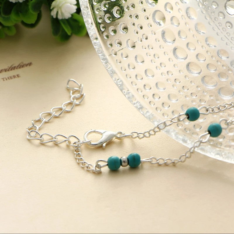 Boho Handmade Ankle Bracelet Bead Chain