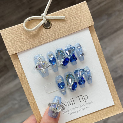 1024- Handmade press on nails fake nails removable