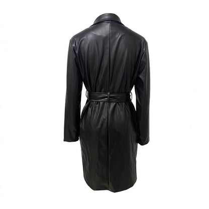Long Leather Coat