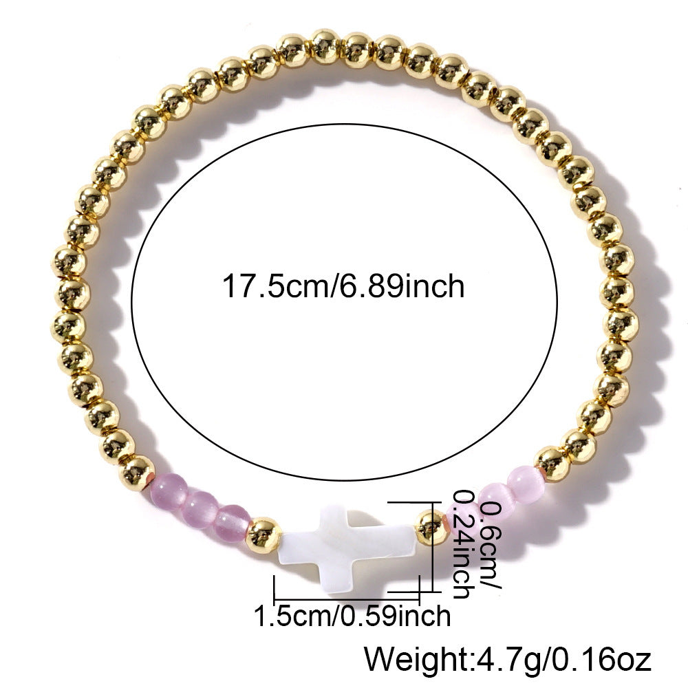Beaded Bracelet Strand Stretch Women