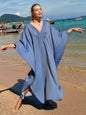 Center-Knit Beach Dress ¨C Loose Vacation Robe, Bikini Sun Protection Cover-Up for Women