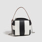 Fashion Contrasting Color PU Stylish Daily Commuter Bag - Simple Women's Shoulder Bag & Small Crossbody Tote