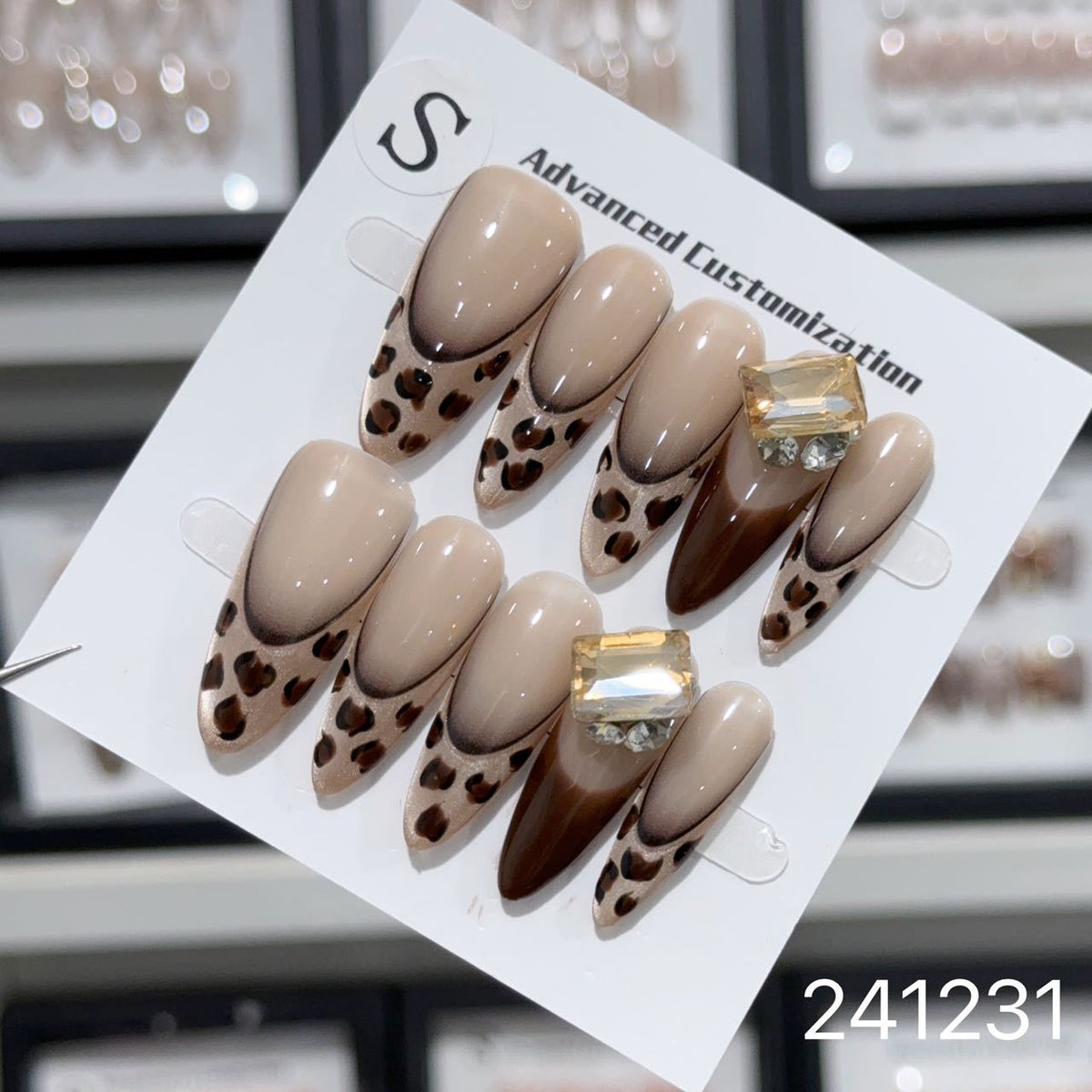 1031- Handmade press on nails fake nails removable