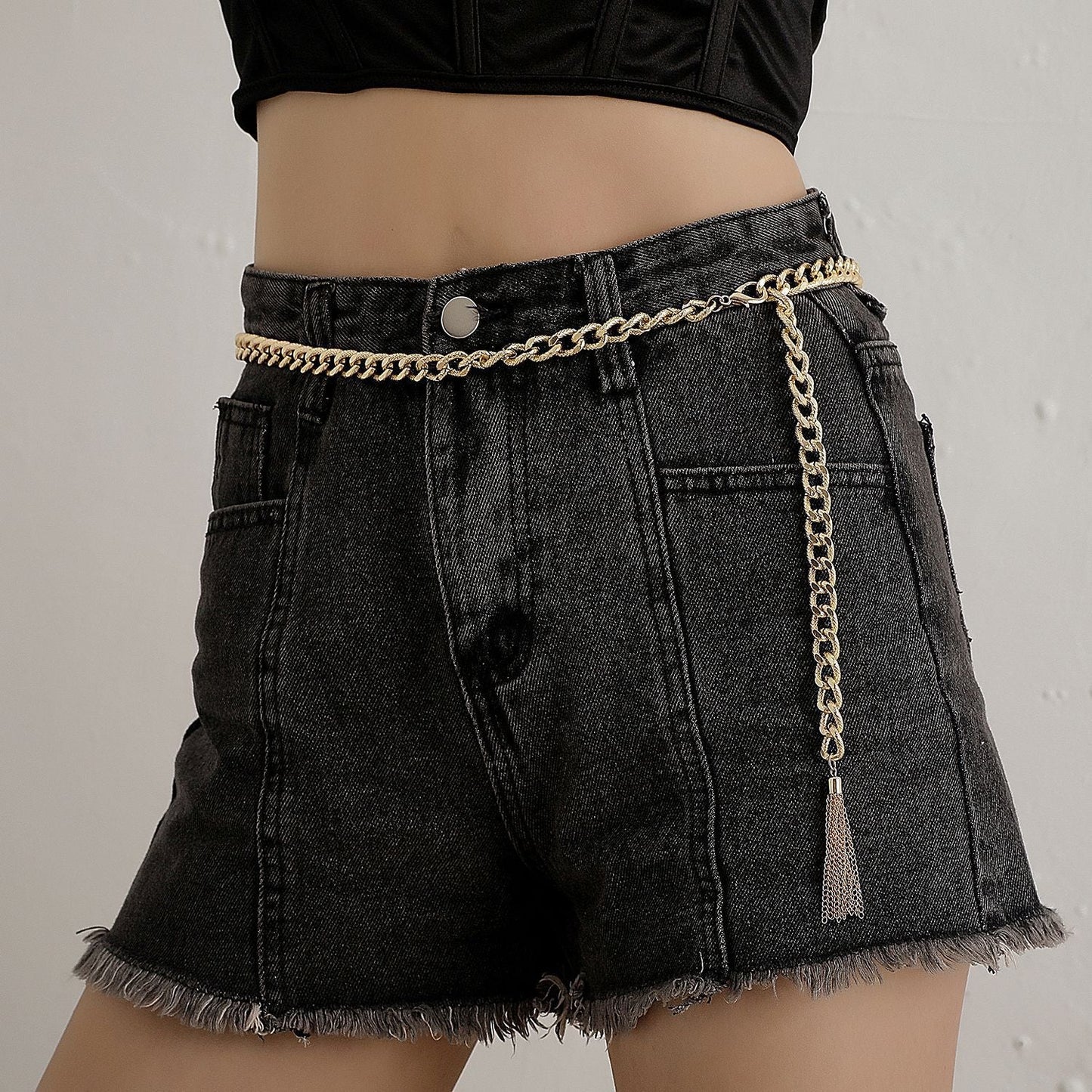 Multi Layered Tassel Fashion Chunky Waist Chain