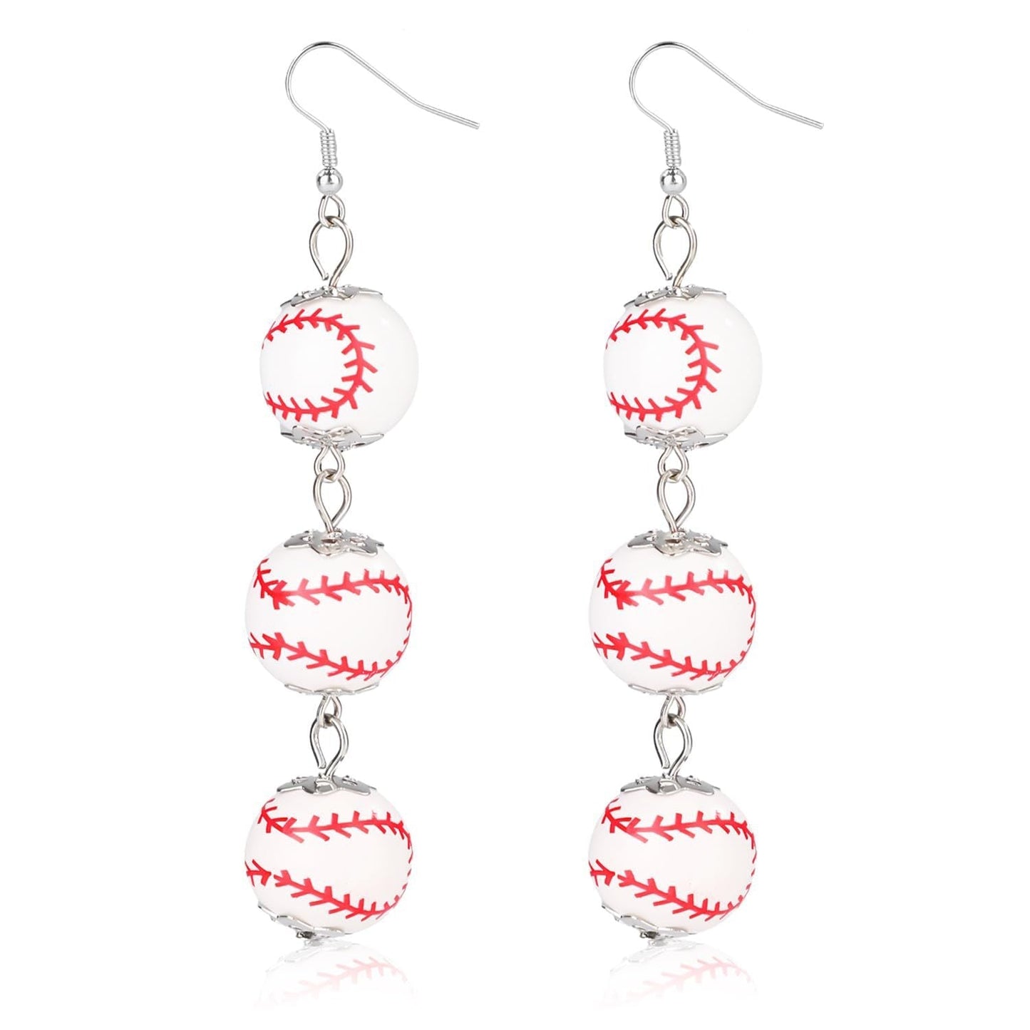 Rhinestone Football & Rugby Earrings for Women - Sparkling Sports Fan Dangle Drop Stud Earrings