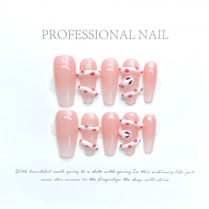 1023- Handmade press on nails fake nails removable