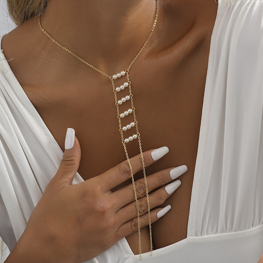 Sexy Round Shape Necklace Chest Chain