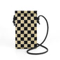 Leather mobile phone bag, mini bag, small satchel for mobile phone, phone purse crossbody