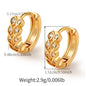 Vintage Zircon Ear Cuff Earring