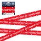 Halloween Warning Strip Tape - Plastic Isolation Decoration Tape for Horror Atmosphere