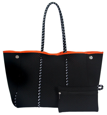 Neoprene Perforated Beach Bucket Bag – Two-in-One Mother-Child Tote, Large Swimming Sand-Proof Purse