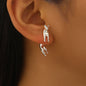 Personality Office Cute Cat Stud Earrings Women 3D Niche Animal Cat Detachable Earrings