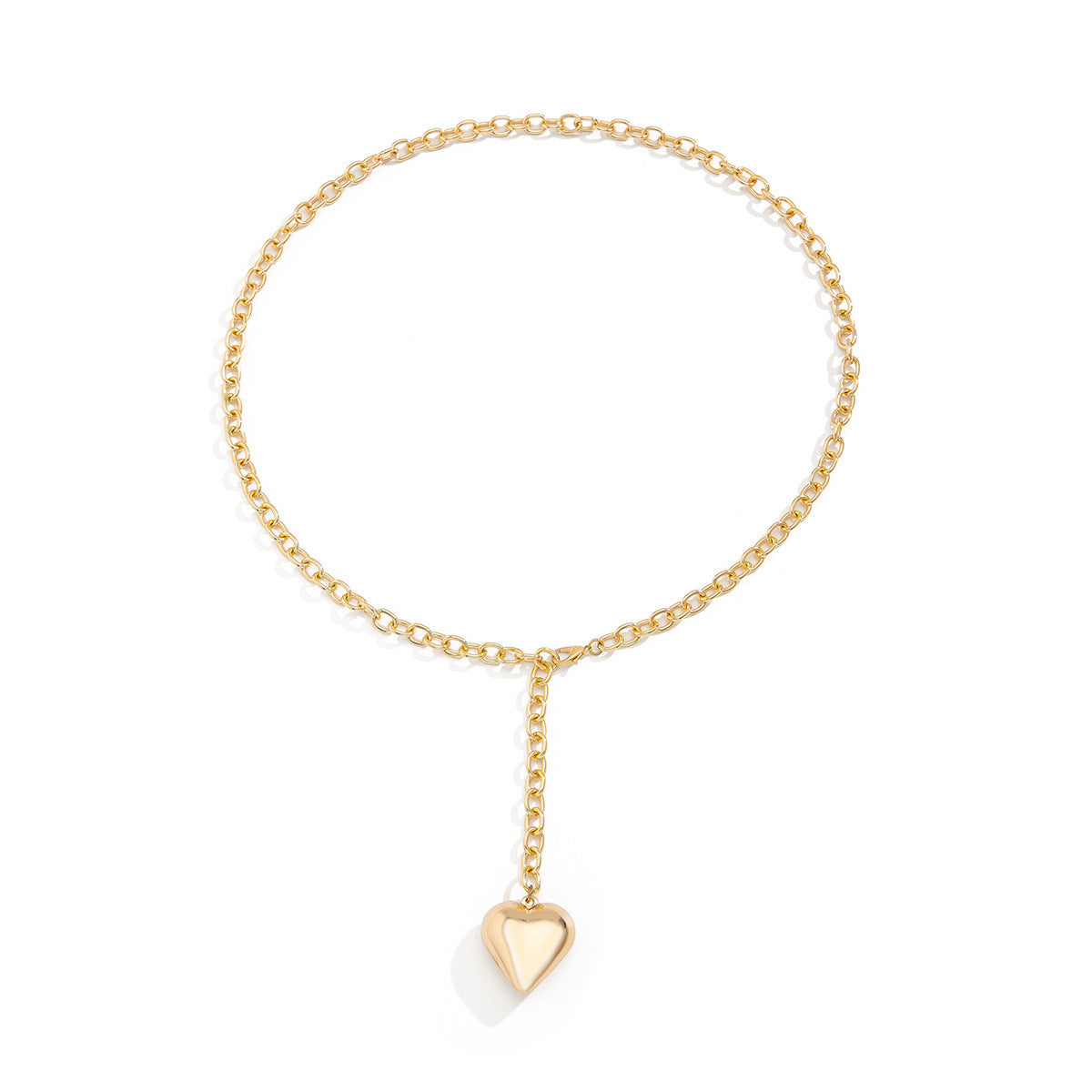 Heart Pendant Chain Necklace