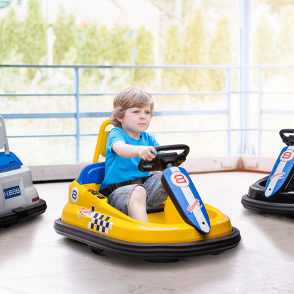 360° Rotating Electric Bumper Car for Kids - Fun Ride On Toy with 6V Battery