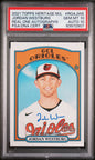 Graded 2021 Topps Heritage M/L Jordan Westburg #ROAJWE Real Ones Autograph Rookie RC Baseball Card PSA 10 Gem Mint