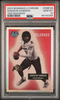 Graded 2023 Topps Bowman U Chrome Shedeur Sanders #55BF28 1955 Bowman Rookie RC Football Card PSA 10 Gem Mint