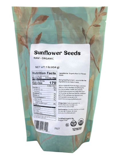 Sunflower Seeds, Raw, Organic