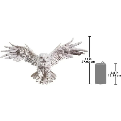 Owl Sculpture - Decorative Metal 11"H