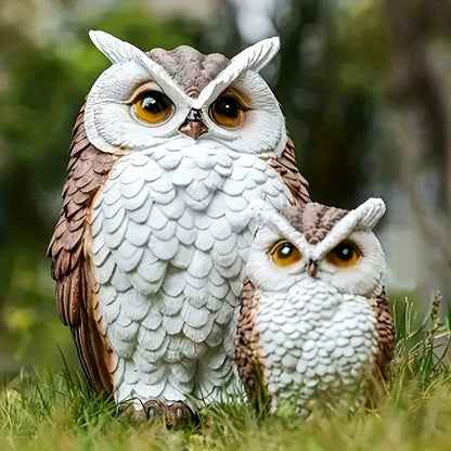 Owl Statue - Lifelike Ceramic Garden Decor