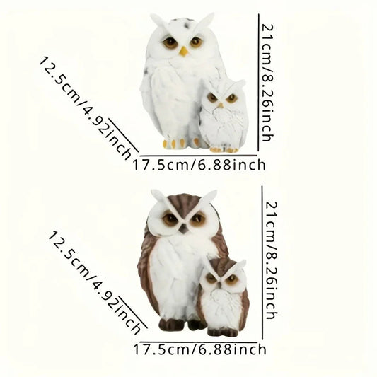 Owl Statue - Lifelike Ceramic Garden Decor
