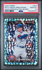Graded 2024 Topps Pete Crow Armstrong #407 /399 Aqua Crackle Foil Board Rookie RC Baseball Card PSA 10 Gem Mint