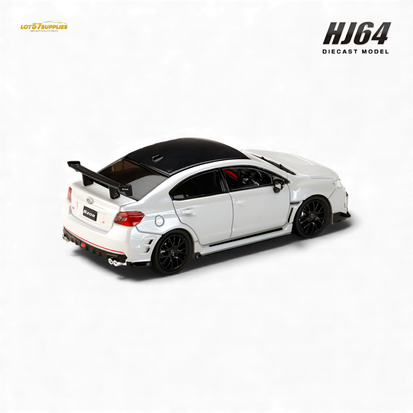 Hobby Japan Subaru S208 NBR Challenge Package - Off-White 1:64