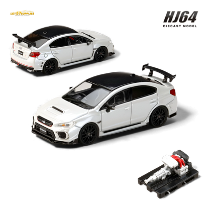 Hobby Japan Subaru S208 NBR Challenge Package - Off-White 1:64