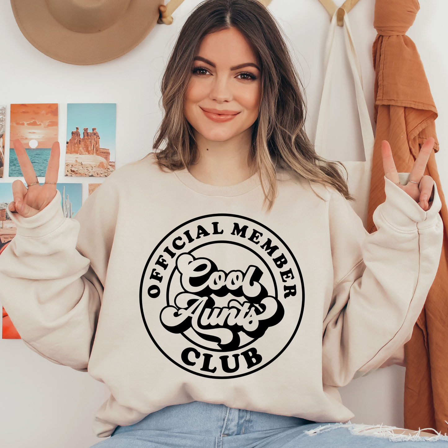 Official Member Cool Aunt Club Ready To Press DTF Transfers, DTF Hot Peel