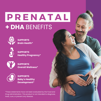 Halal Prenatal + DHA Multivitamin Softgels (3Pack)