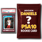 Jayden Daniels PSA 10 Graded Football Rookie Card Mystery Pack