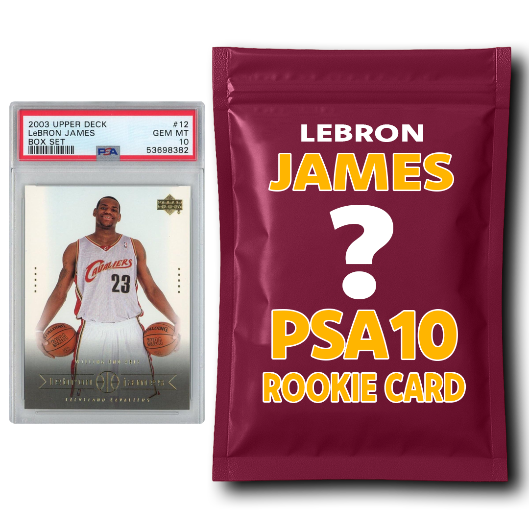 LeBron James PSA 10 Graded Basketball Rookie Card Mystery Pack