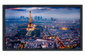 Professionally Framed Paris France Eiffel Tower Paris High-Resolution Panoramic Photo 12x22 Wall Art