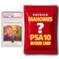 Patrick Mahomes PSA 10 Graded Football Rookie Card Mystery Pack