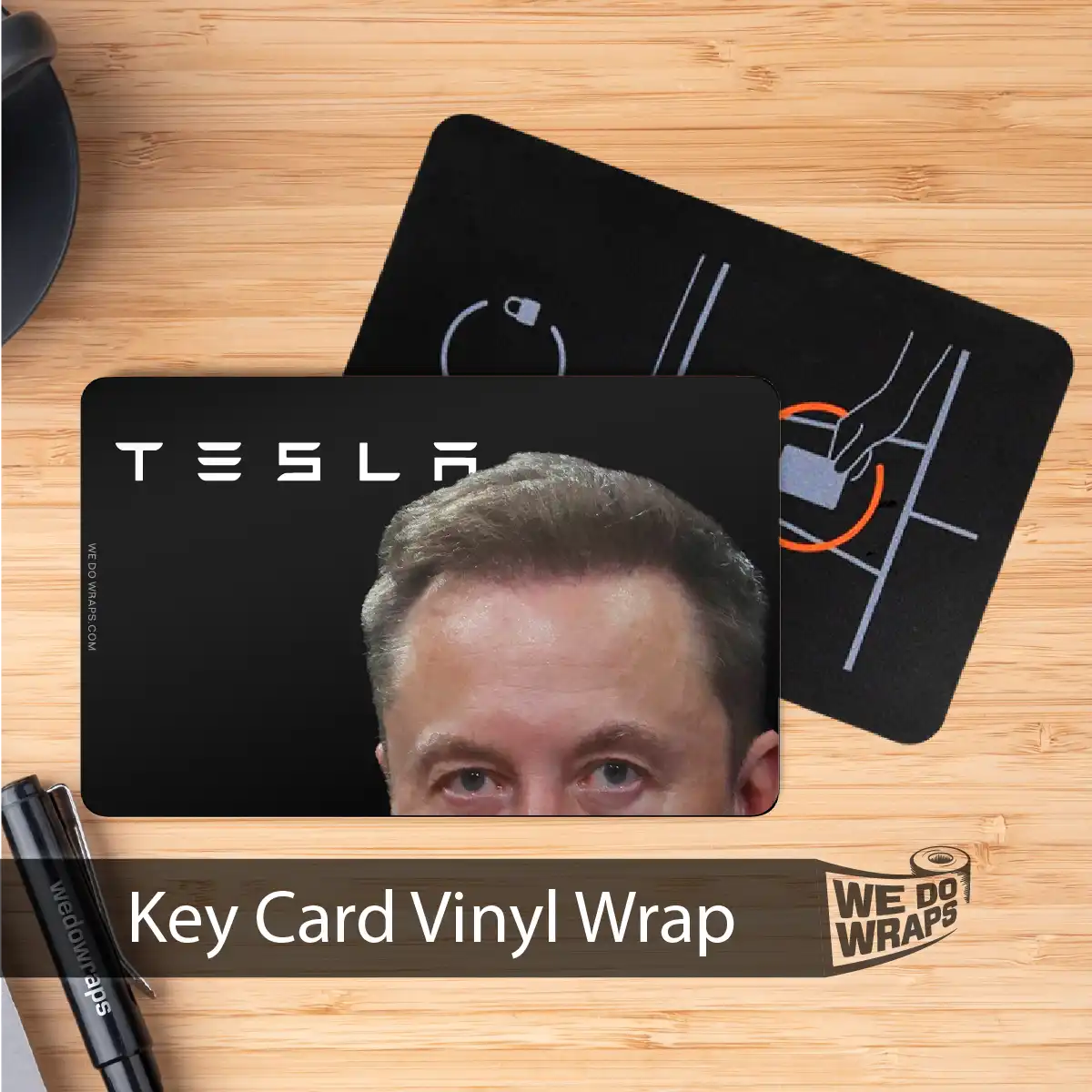 Peekaboo Elon Meme | NFC Key Card Wrap