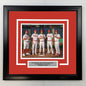 Framed Schwarber, Hoskins, Harper, Castellanos, Realmuto Philadelphia Phillies 8x10 Baseball Photo
